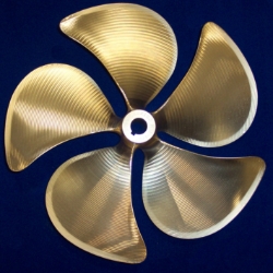 Acme 2198 Propeller 5 Blade 14.5 x 12.50 RH 1 1/8" Bore .105 Cup  